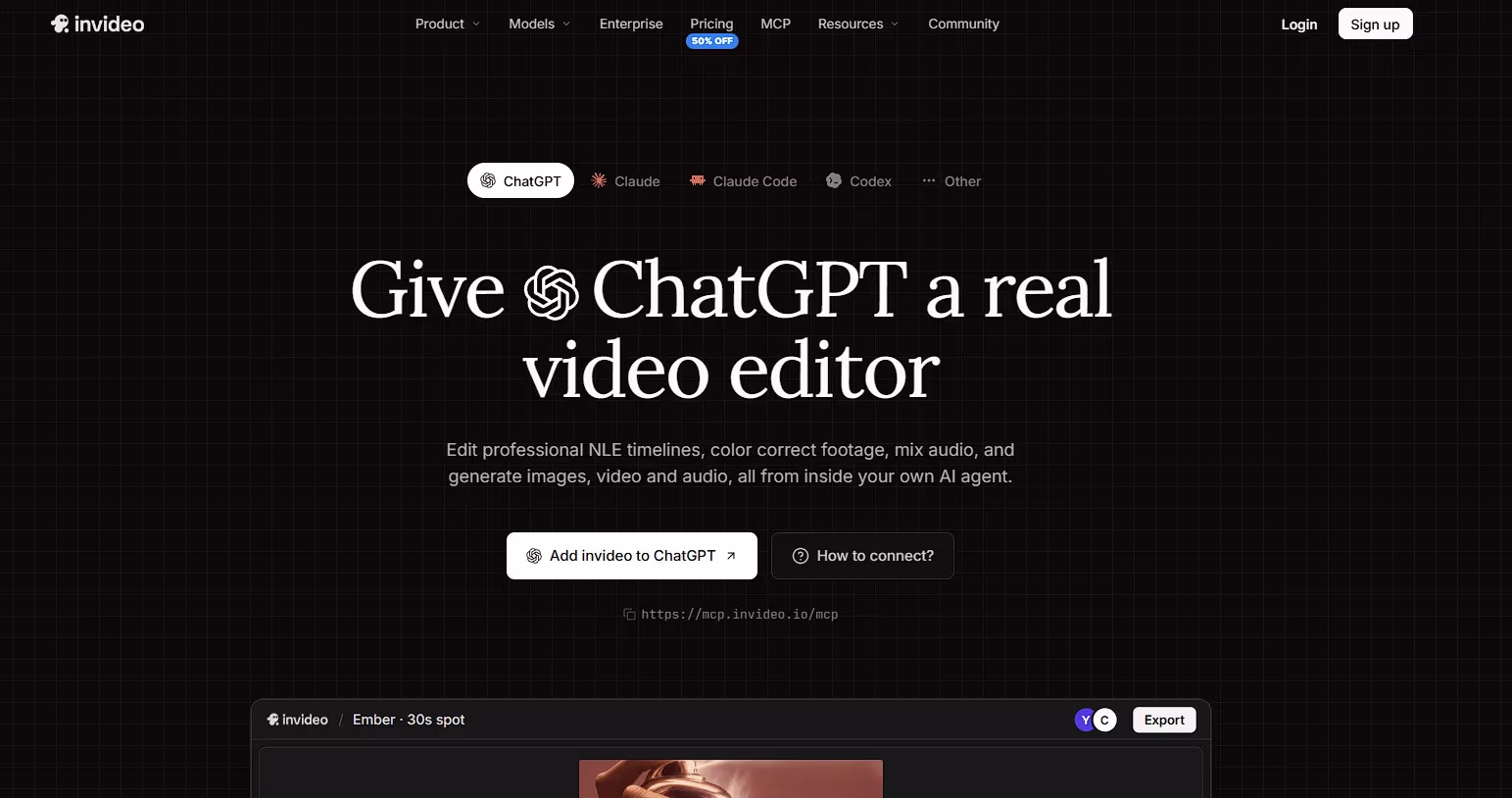 Invideo Claude MCP